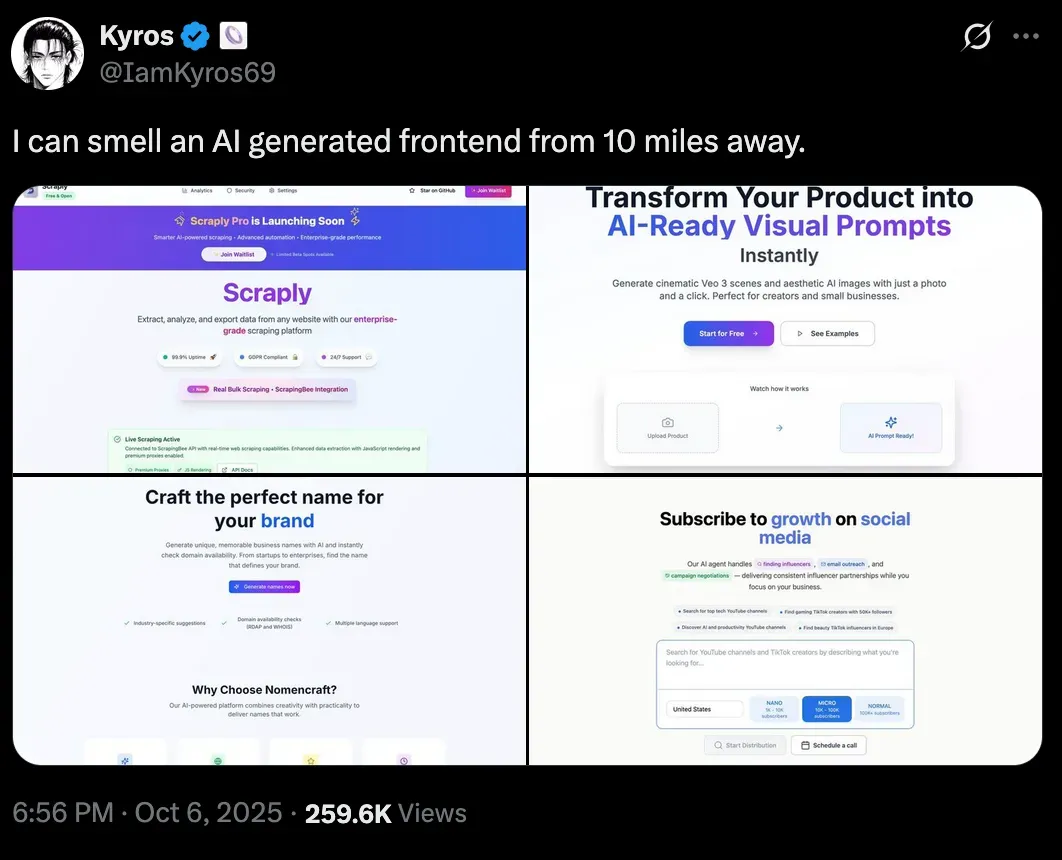 AI Code Generation Interface
