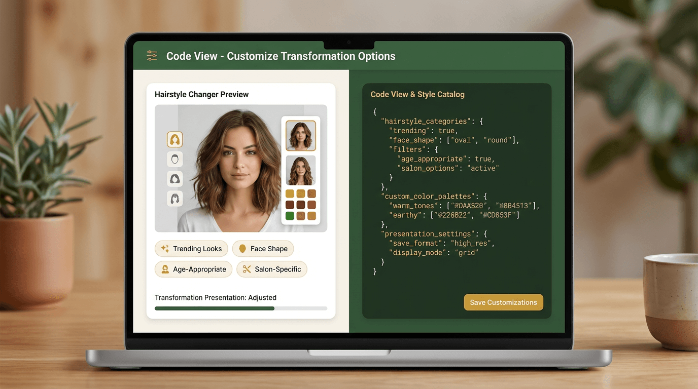 Code view logic customization