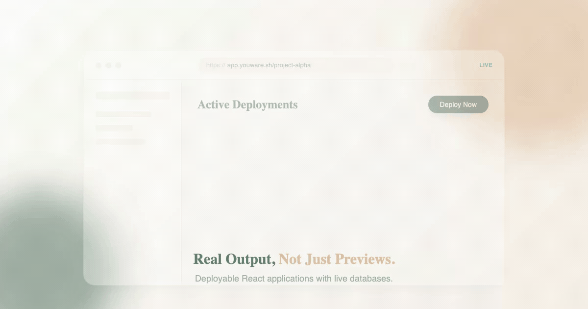 Real Output, Not Just Previews feature illustration
