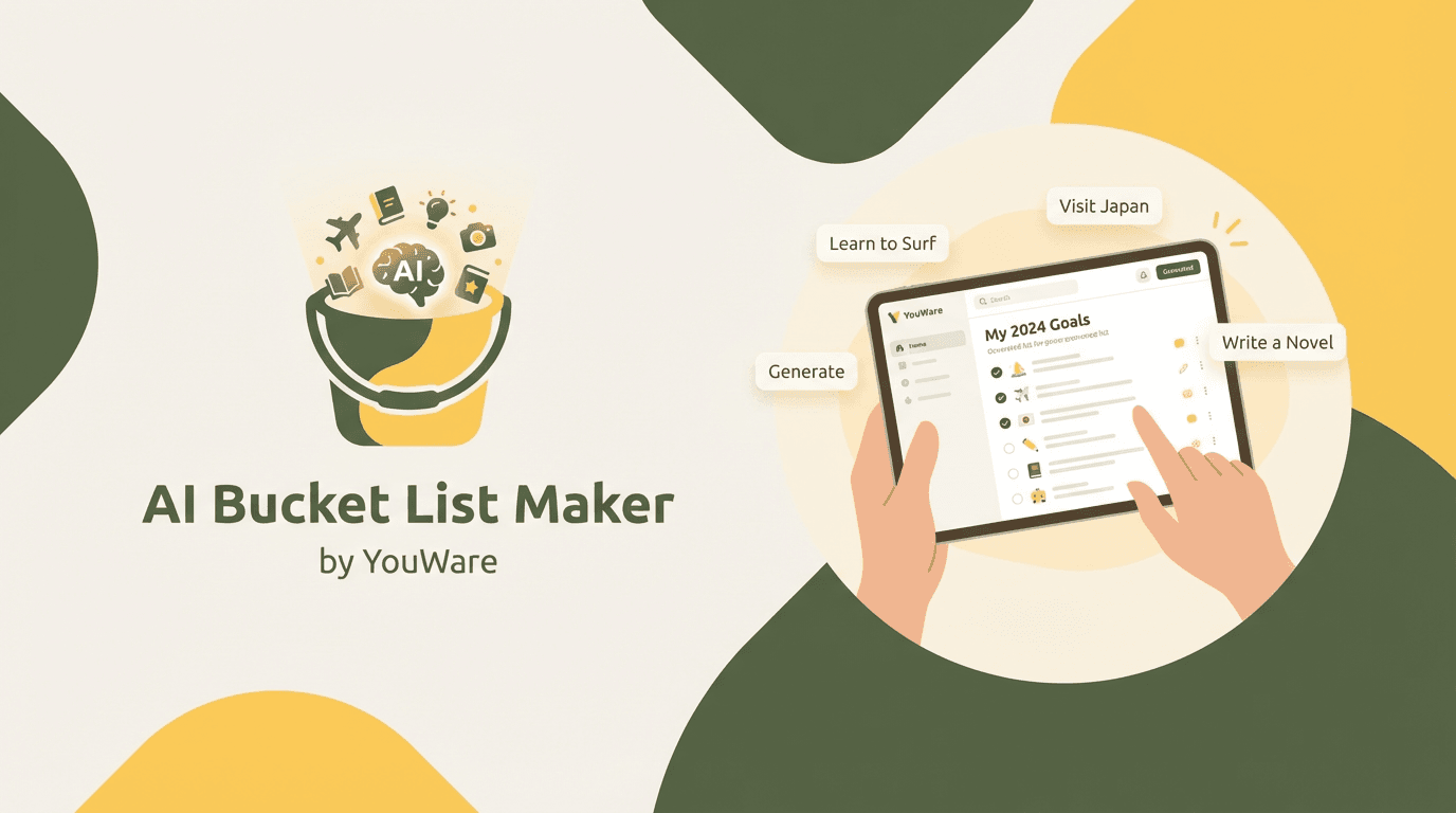 AI Bucket List Maker — Track Your Life Goals