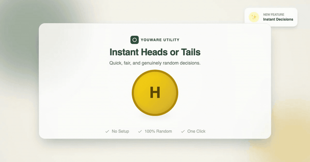 Instant Heads or Tails feature illustration