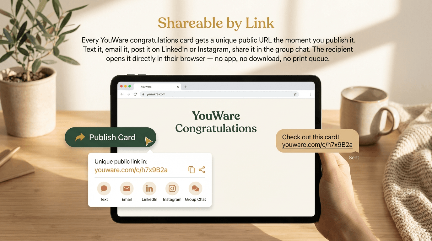 Shareable by Link feature illustration