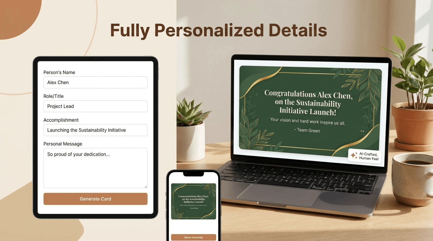 Fully Personalized Details feature illustration
