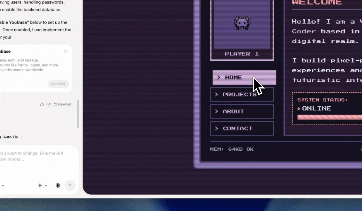 CoView screen recording interface showing visual bug communication with AI