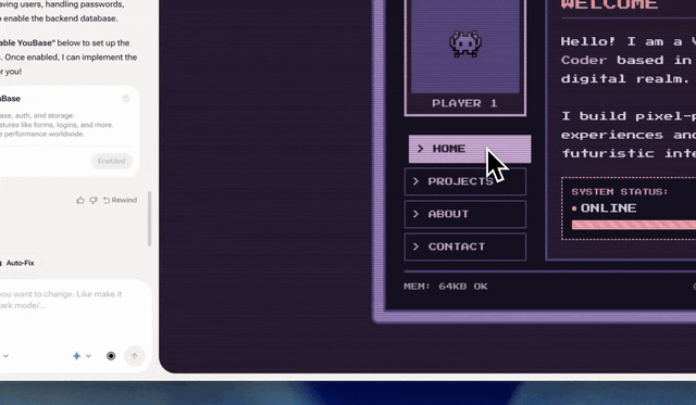 CoView screen recording interface showing visual bug communication with AI