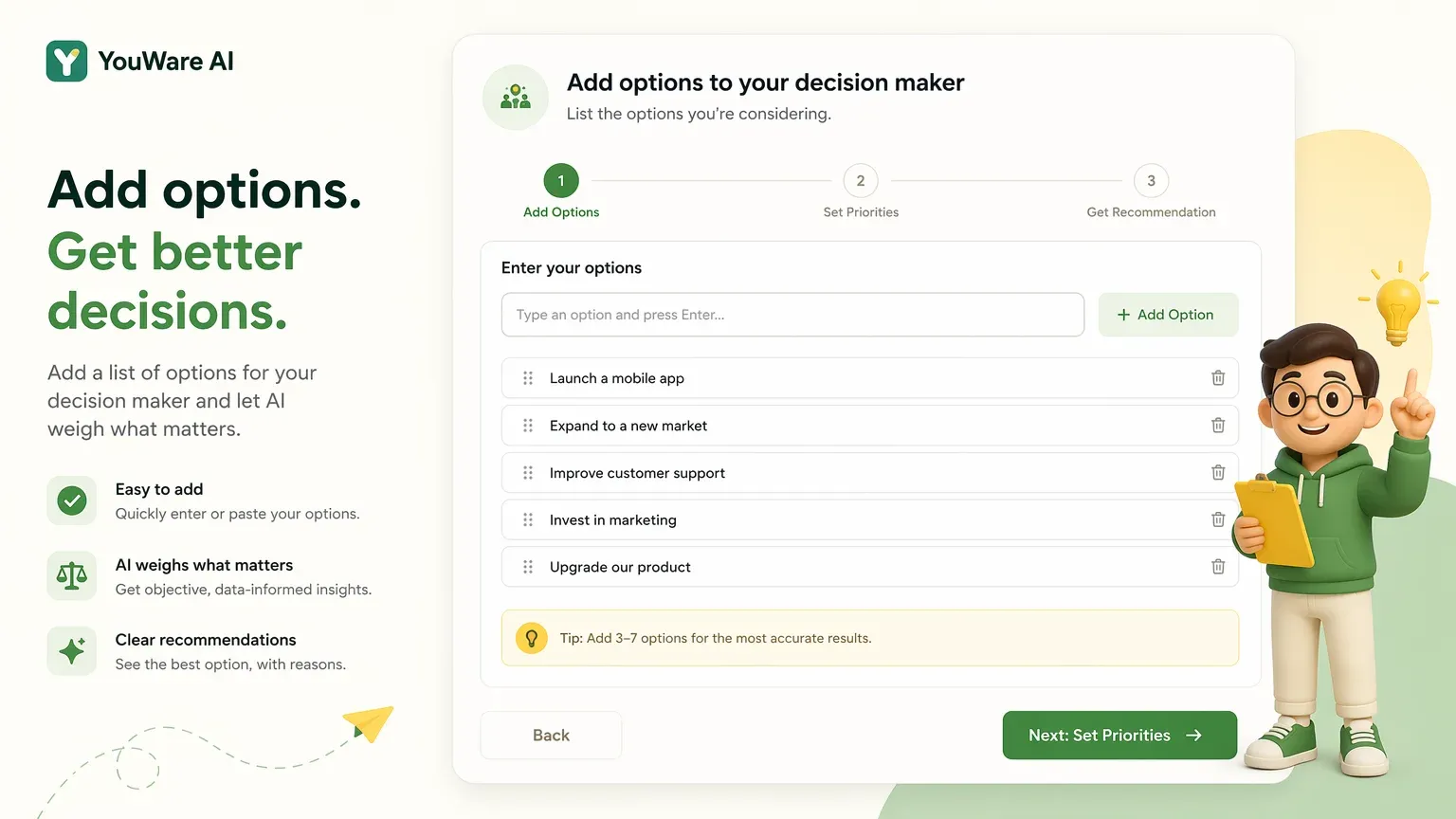 YouWare decision — how-add