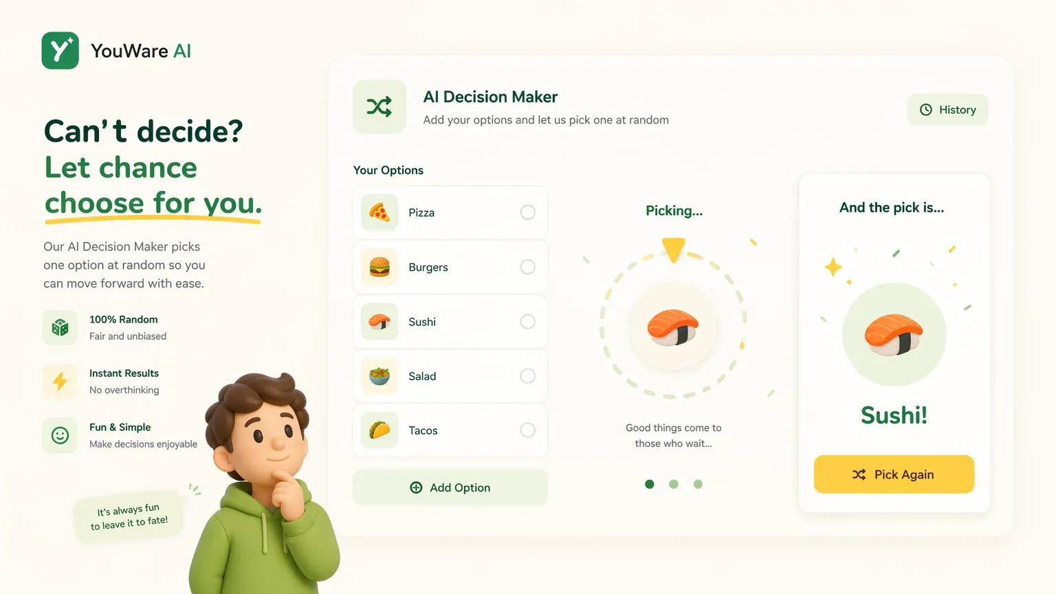 YouWare decision — how-decide