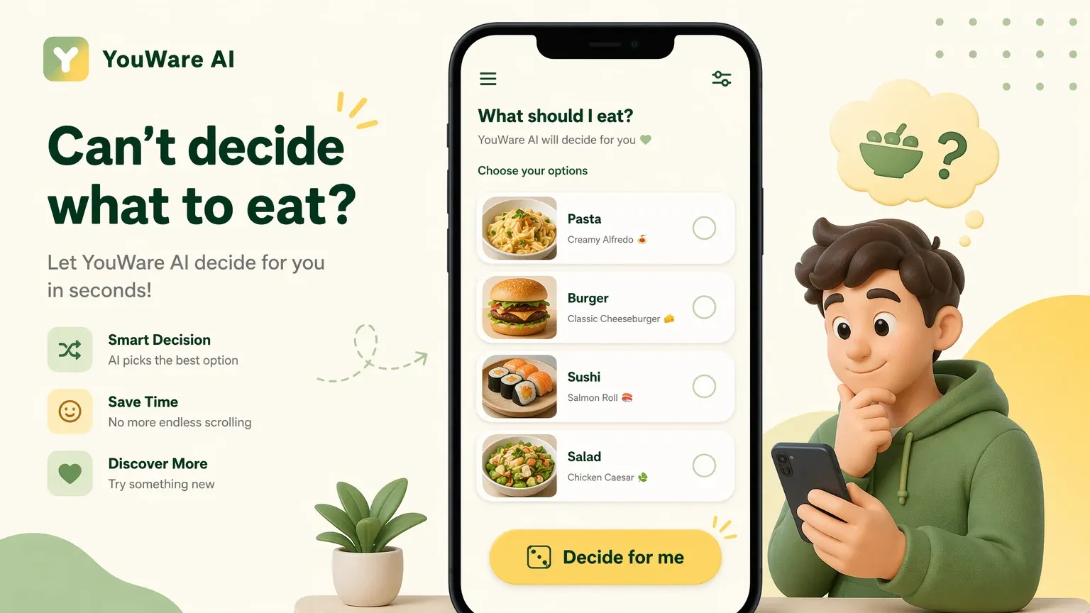 YouWare decision — tab-eat