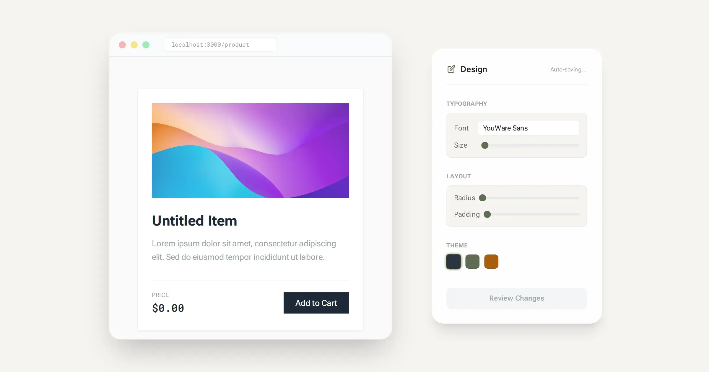 Paso 2: Refinar y ajustar tu producto de diseño en YouWare