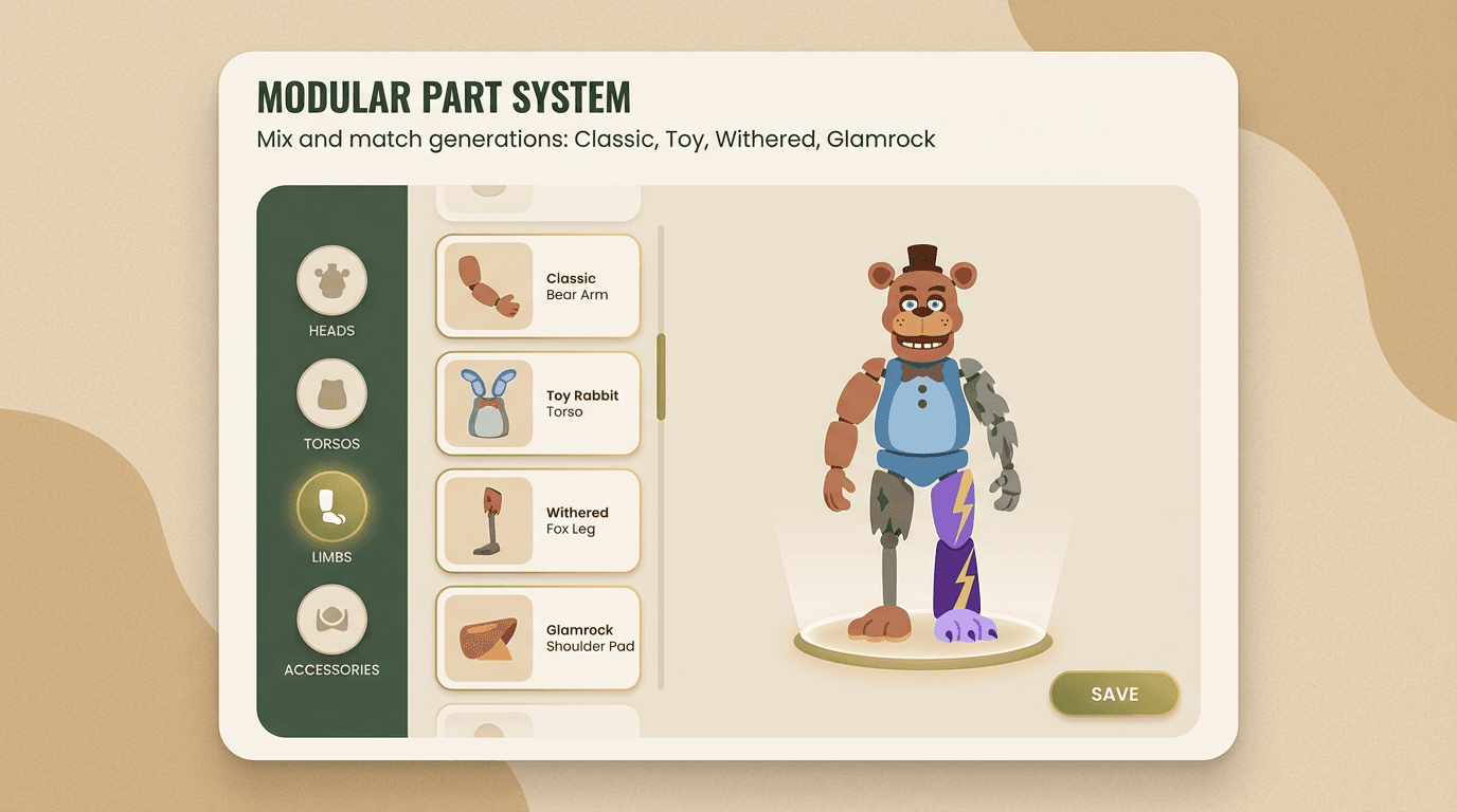 Fnaf OC Maker: Design Your Custom Animatronic Online