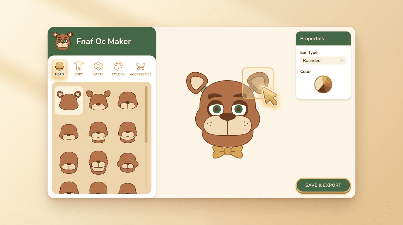 Fnaf OC Maker: Design Your Custom Animatronic Online