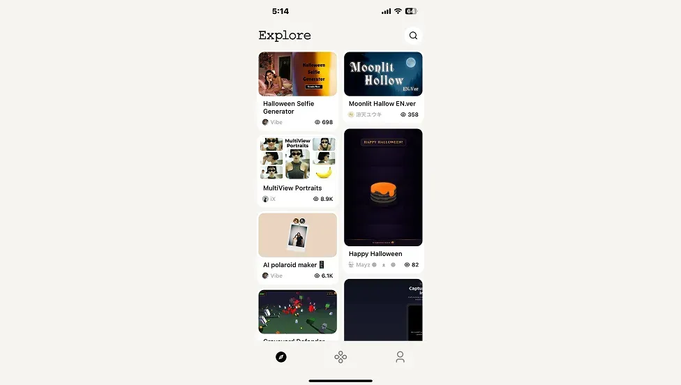 Step 1: Open YouWare iOS and start a new project