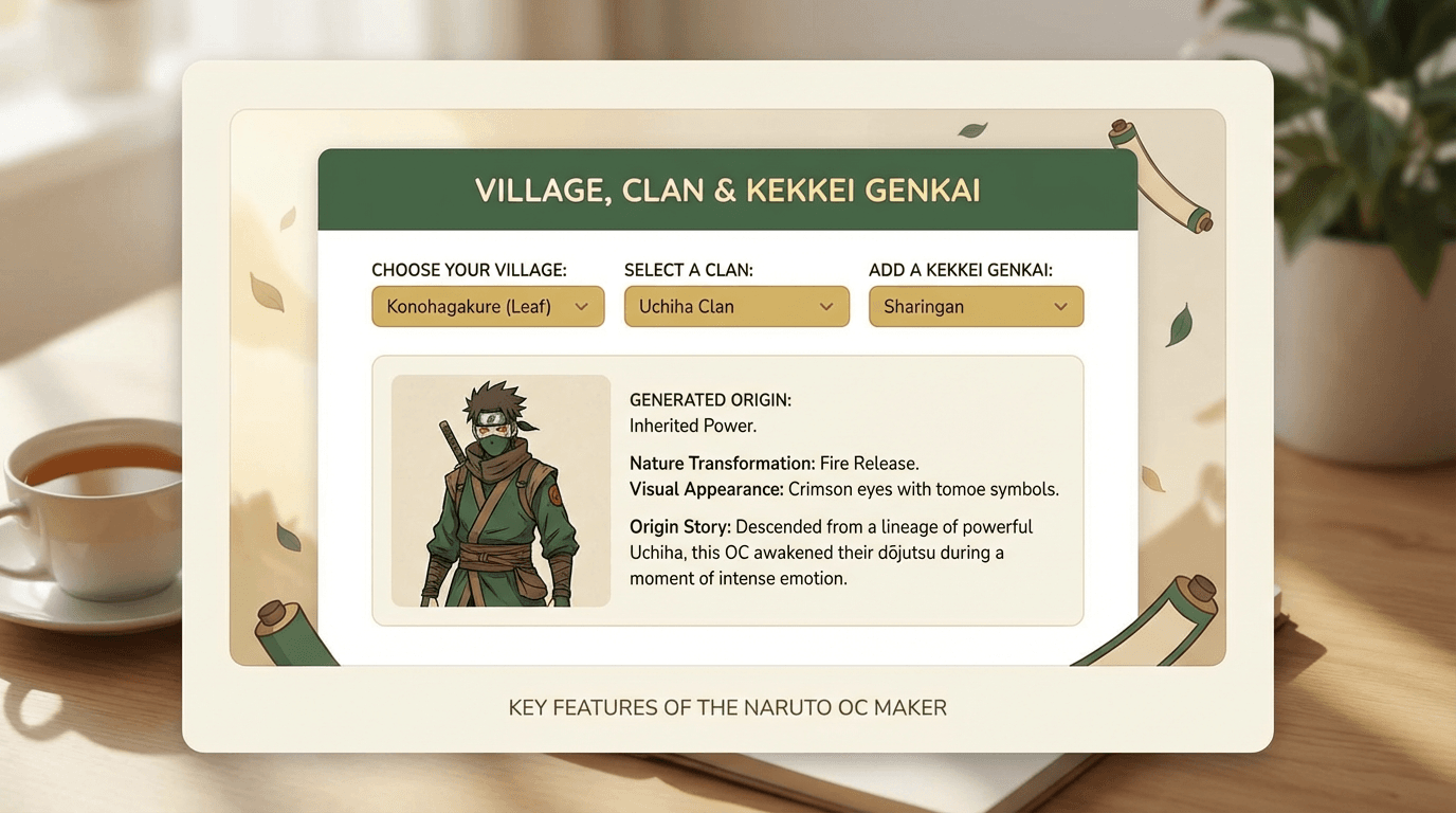 Village, Clan & Kekkei Genkai feature illustration