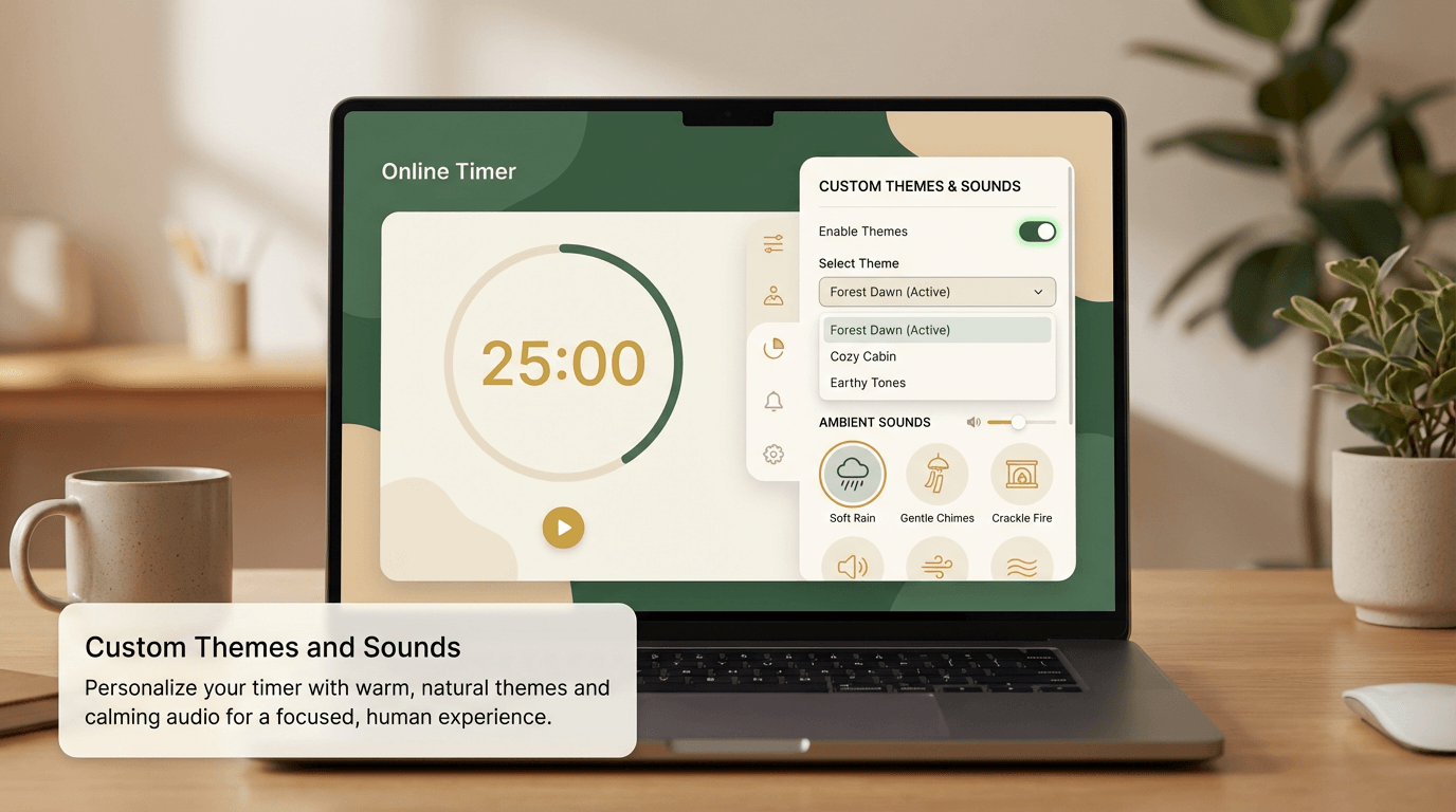 Custom Themes and Sounds feature illustration