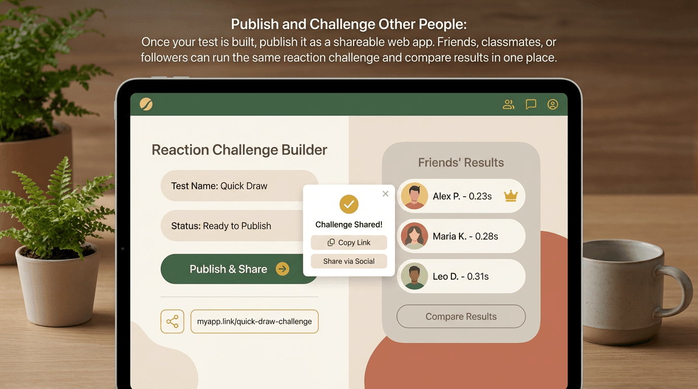Publish and Challenge Other People feature illustration