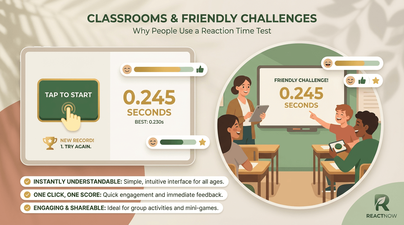 Reaction Time Test — How Fast Are Your Reflexes?