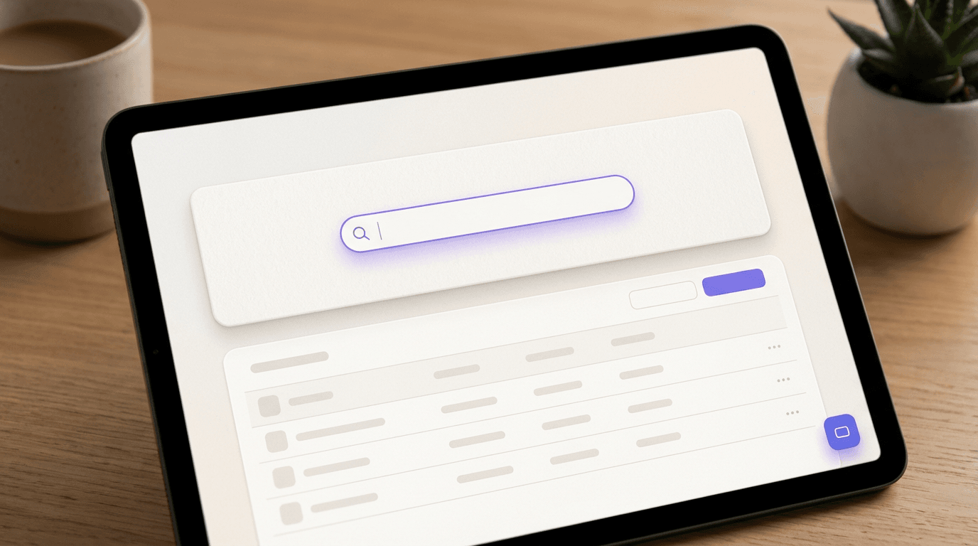 YouWare published app showing a Google Sheets search interface with search bar and results table