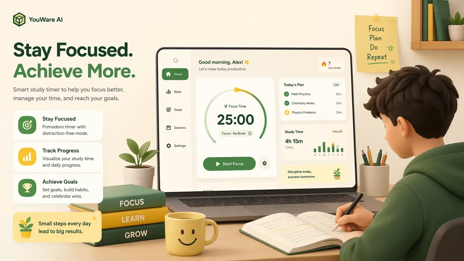 YouWare online timer — timer-study