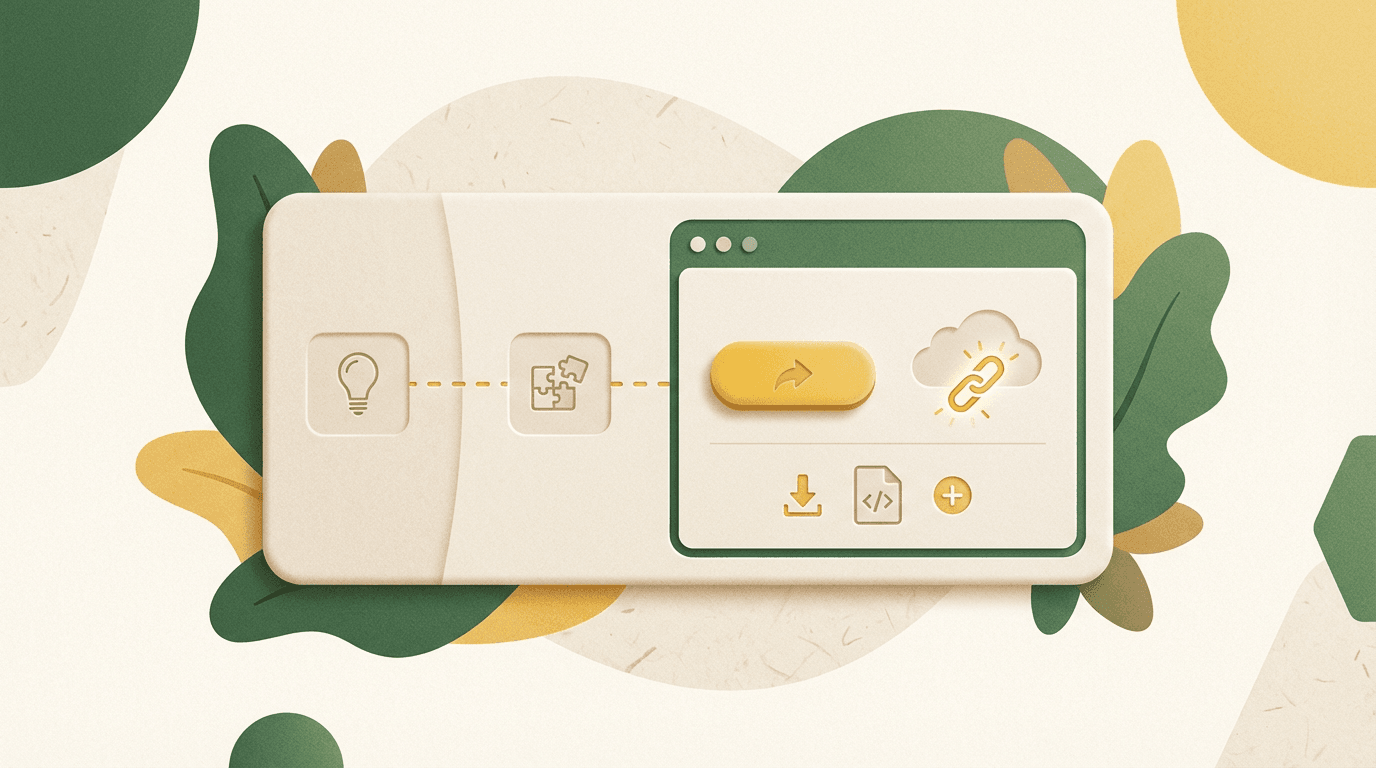 Step 3: Deploy and Share interface