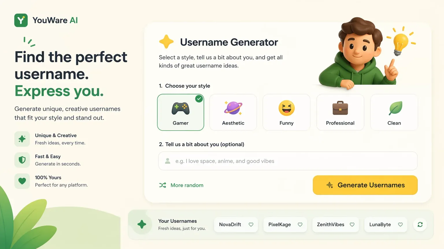 YouWare username — fs-style