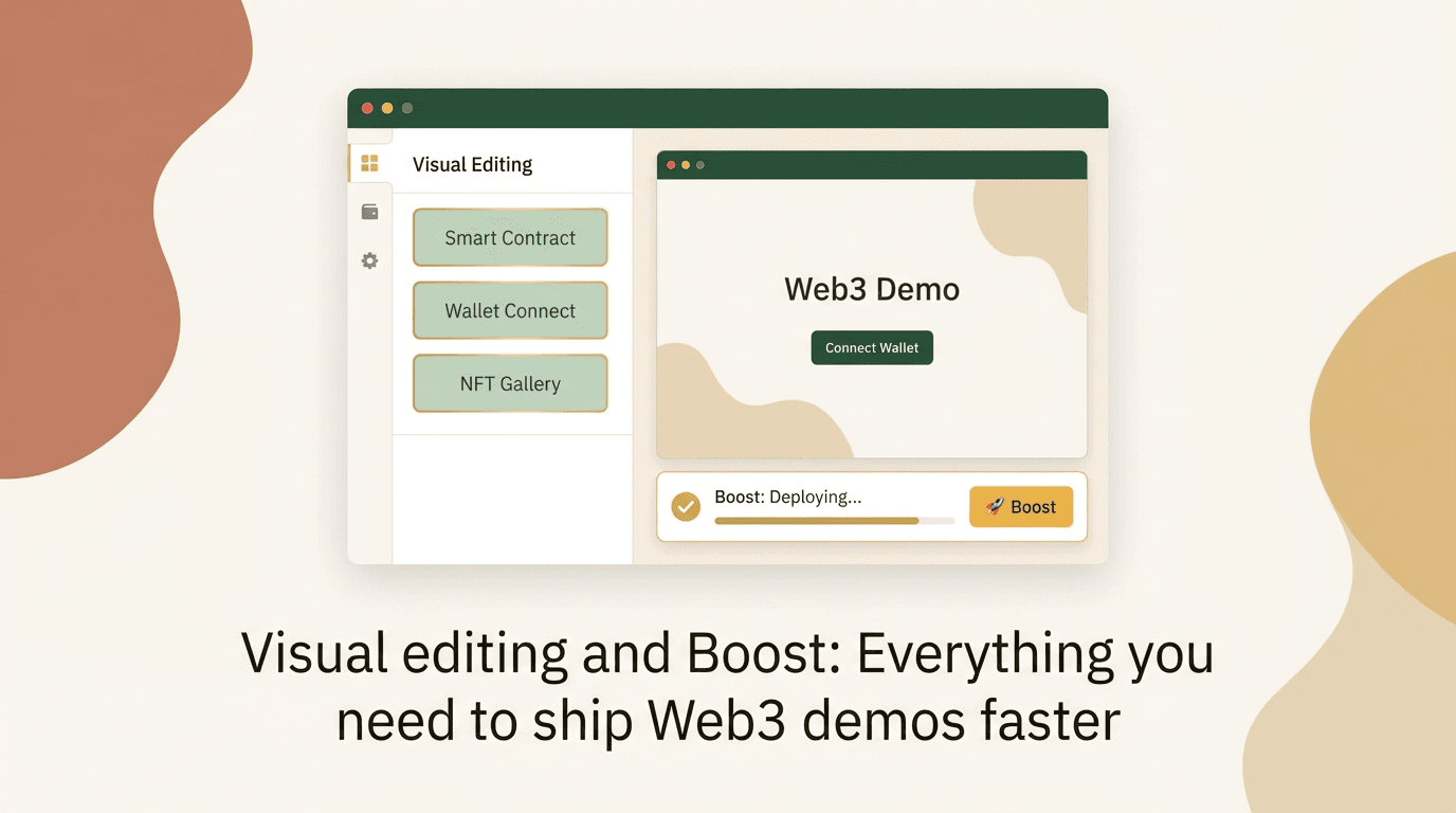 Visual editing and Boost feature illustration