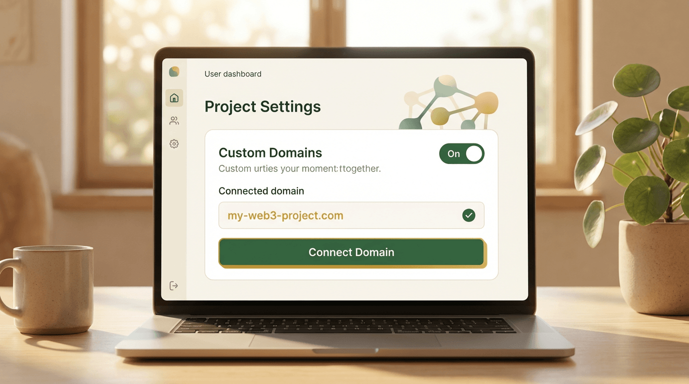 Custom domains feature illustration